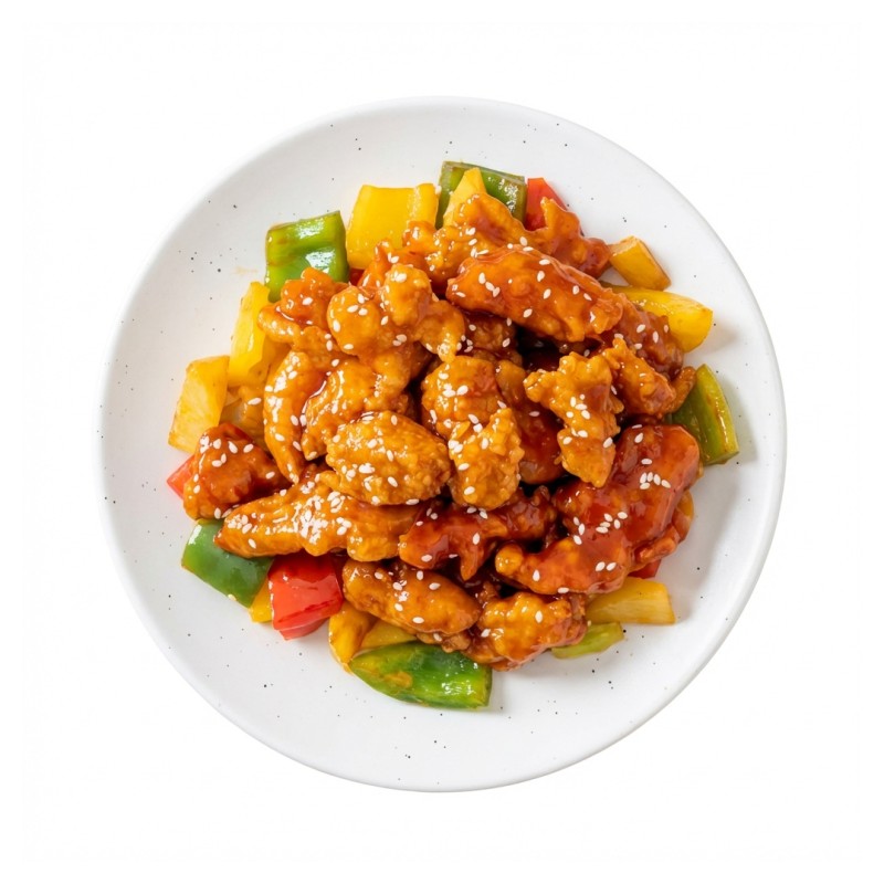 17 Poulet Croustillant Sauce Aigre-Douce