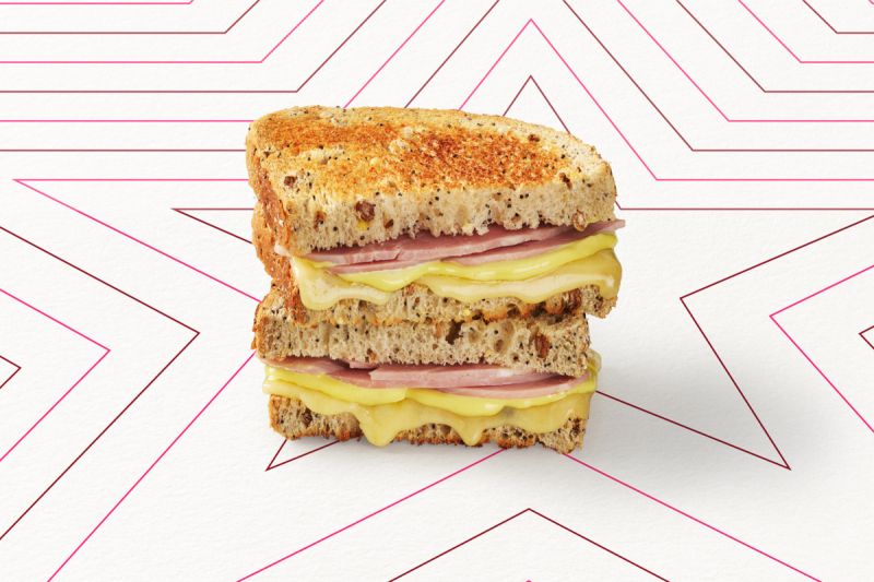Sandwich Toastie Jambon, Fromage, Moutarde