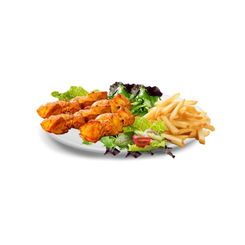 Assiette Brochette De Poulet