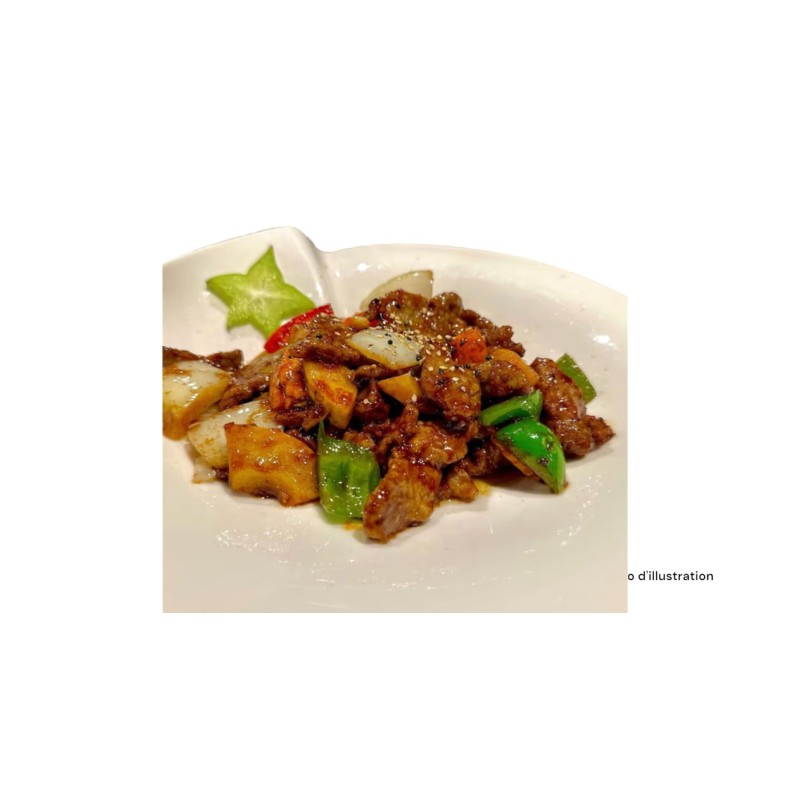 J2 Filet De Bœuf À La Sauce Teriyaki Sucrée Et Épicée