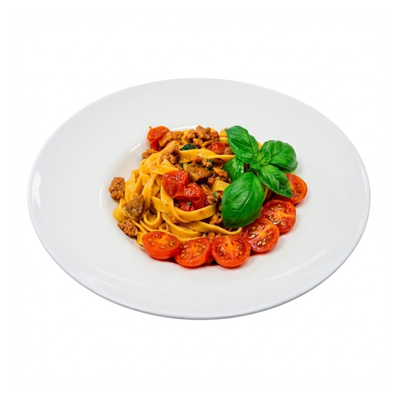 Tagliatelle Salsiccia E Funghi