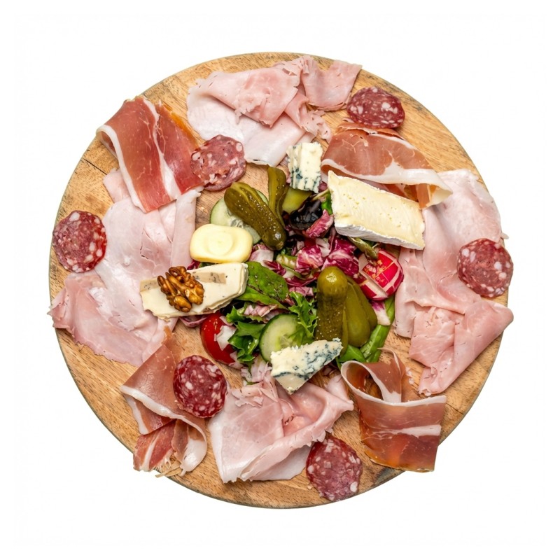 Planche De Charcouterie Et Fromages À Partager