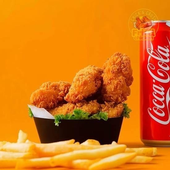 Nuggets Ou Tenders + Sides + Boisson