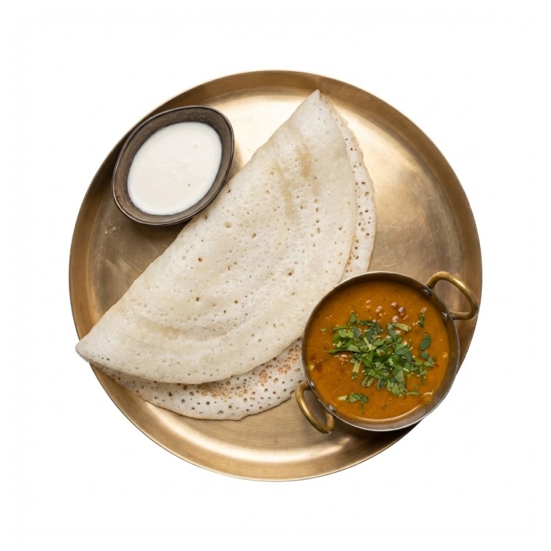 Appam With Veg Curry And Coconut Milk