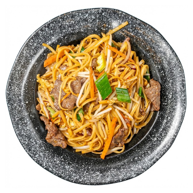 Nouilles Sautées Au Boeuf