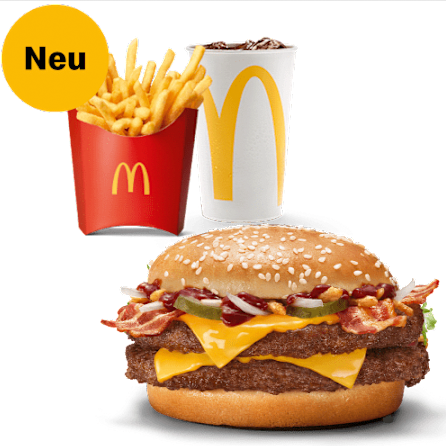 Mcmenu Double Hamburger Royal Bacon Bbq