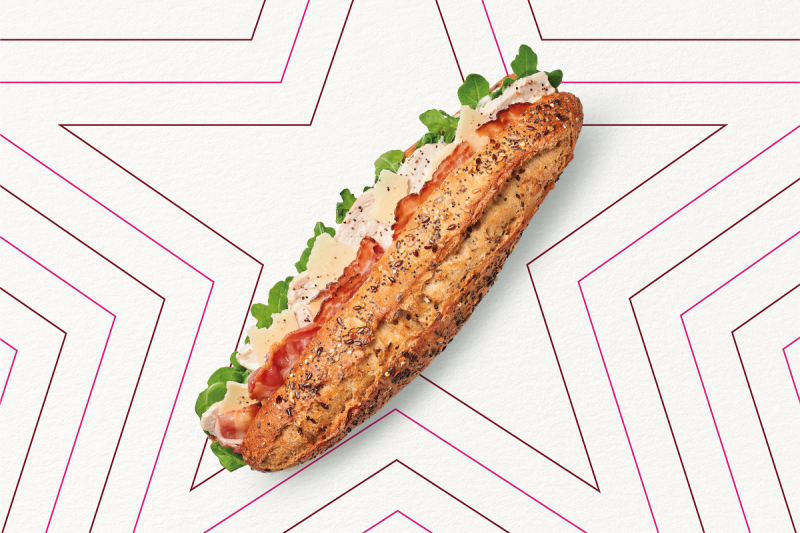 Baguette Poulet Bacon