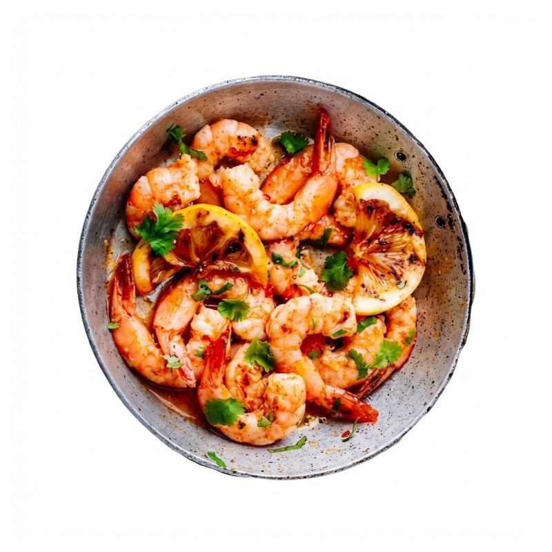 Nouilles Sautées Au Scampis