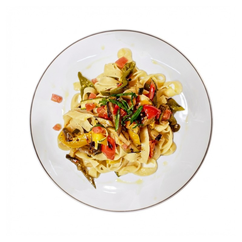 Tagliatelle Con Verdure Alla Griglia