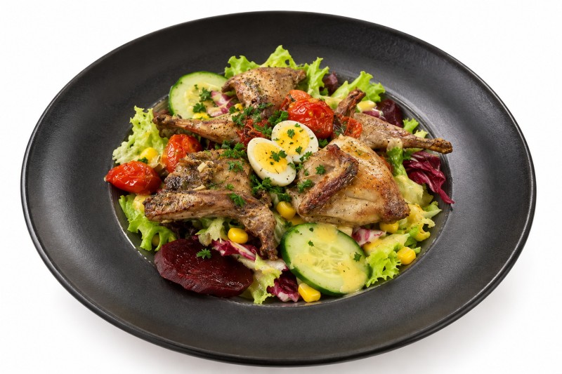 Salade De Cailles Grillées (Entrée)