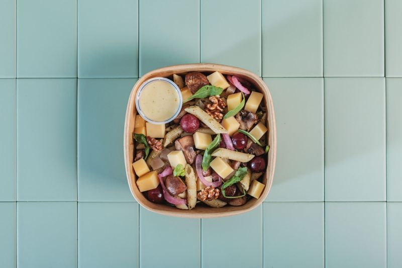 Penne, Champignons, Noix, Comté