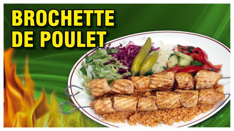 Assiette Brochette De Poulet