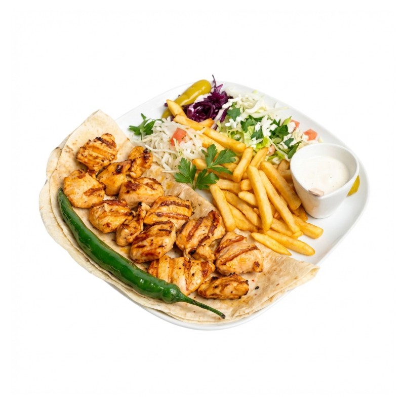 Assiette Brochette De Poulet