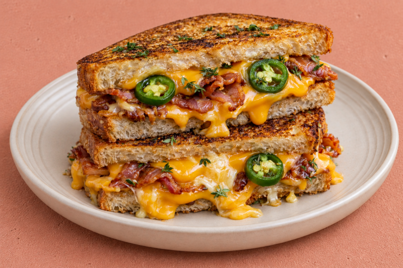 Croque Bacon-Jalapenos Poppers