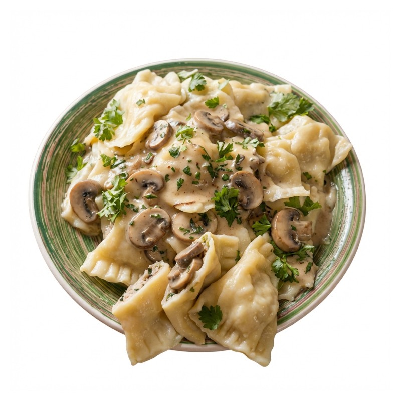 Ravioli Ai Funghi Di Bosco