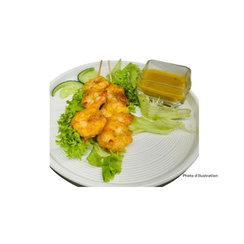 213 Brochettes De Scampis