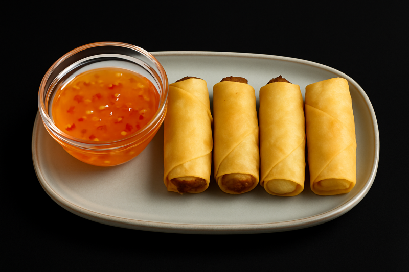 (01) Rouleaux De Printemps Aux Légumes (4Pcs)