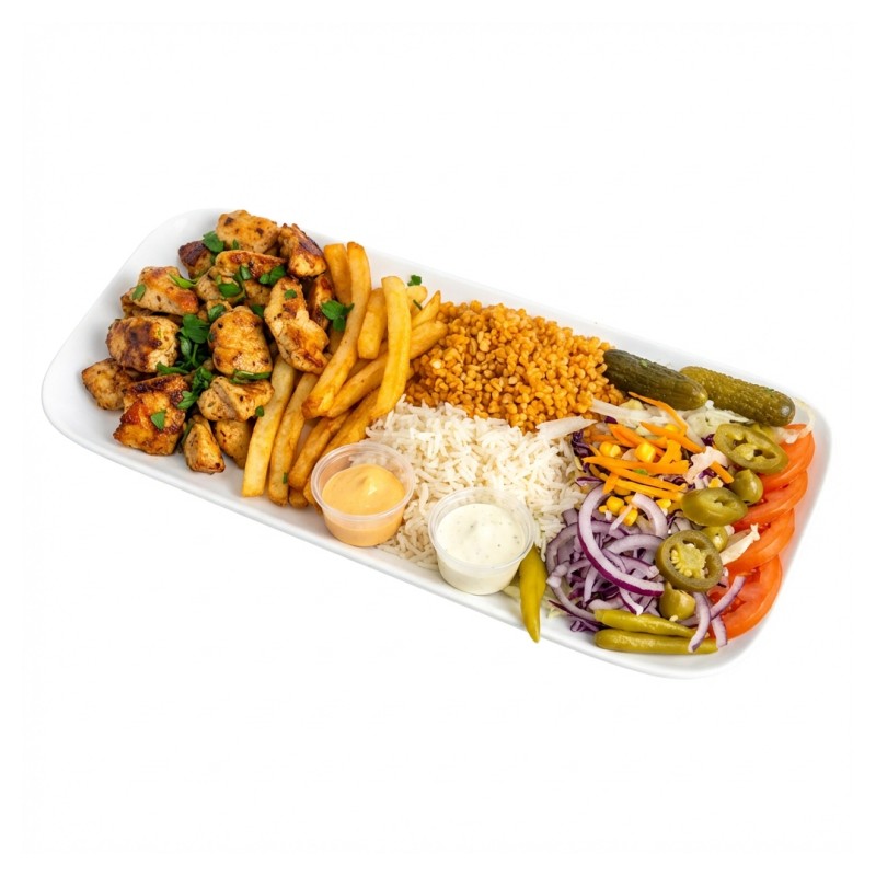 Assiette Brochette De Poulet