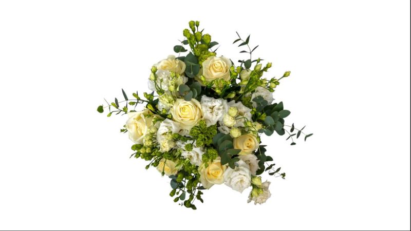 White And Green Bouquet (Premium)