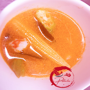 4 Potages Thaî Aux Raviolis Scampis