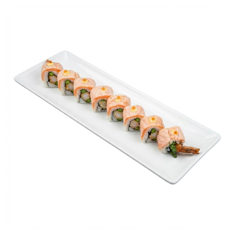301 Saumon Roll Asperges Tempura