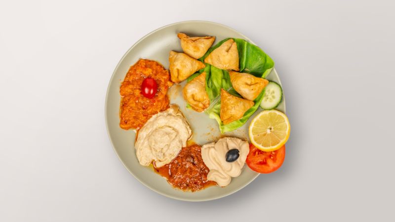 Samosa Pastry Starter Plate