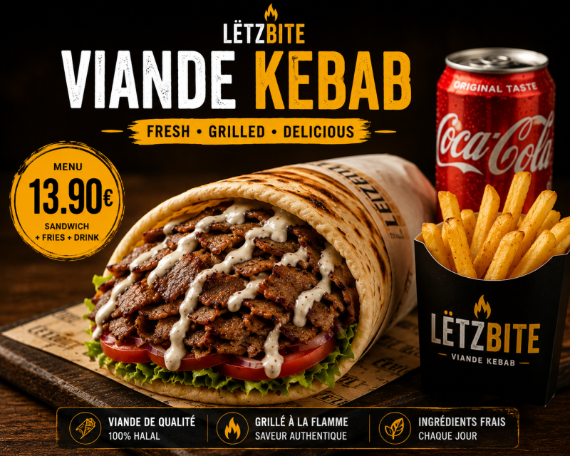 Menu Kebab Viande