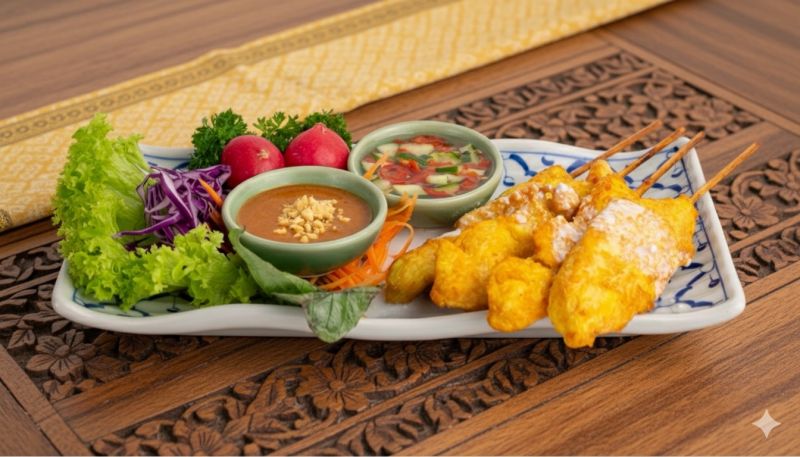 A3) Satay Chicken (4Pcs. )