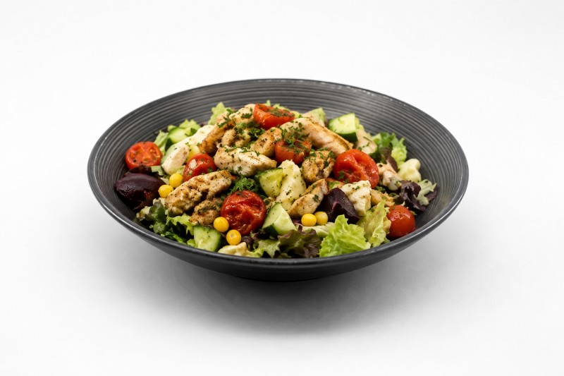 Salade De Blanc De Poulet Aux Ananas (Entrée)