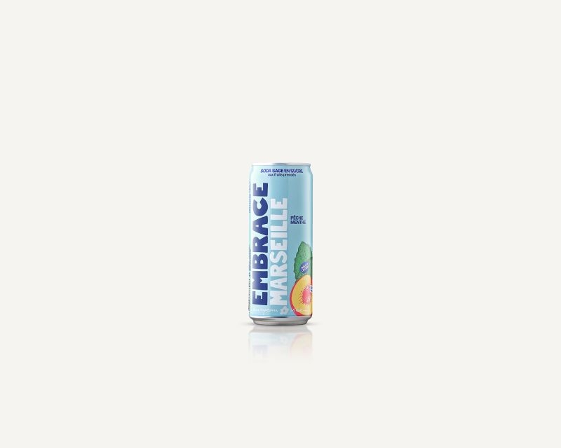 Embrace Soda Pêche Menthe