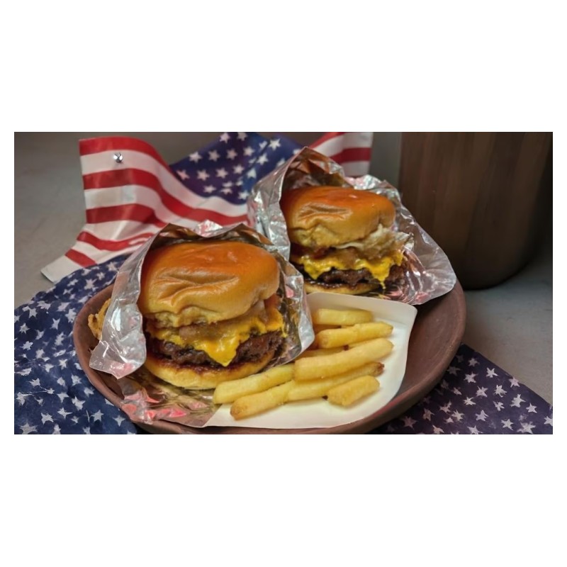 Menu Duo ( X2 Smash Burger 🍔 + 1 Fries🍟)