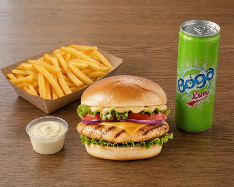 Hamburger De Poulet