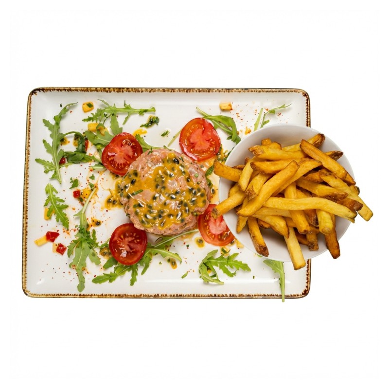 Tartare De Saumon Fruits De La Passion Et Citron Vert