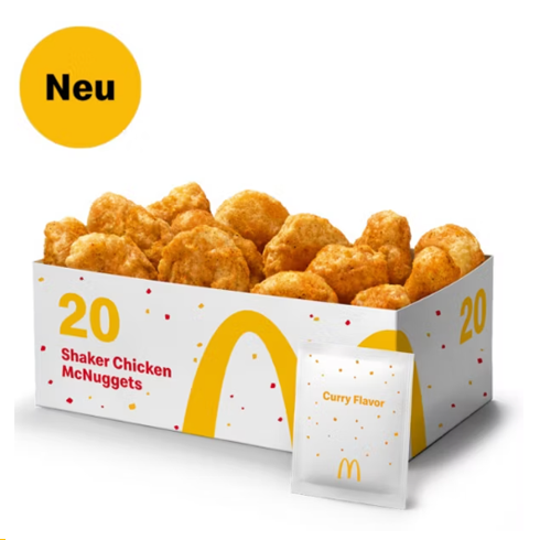 20 Shaker Chicken Mcnuggets Curry Flavor