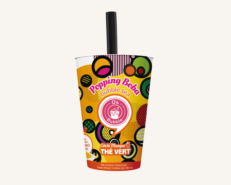 Bubble Tea Litchi Mangue