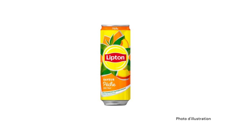 Canette Lipton Ice Tea - Pêche