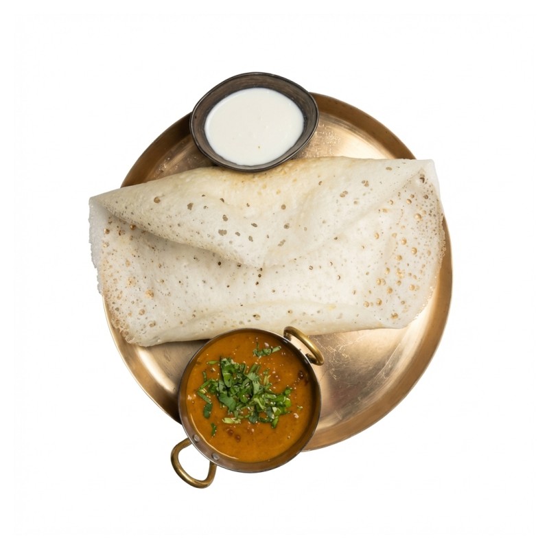 Appam With Chicken Curry And Coconut Milk
