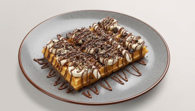 Gaufre De Bruxelles - Banana Oreo
