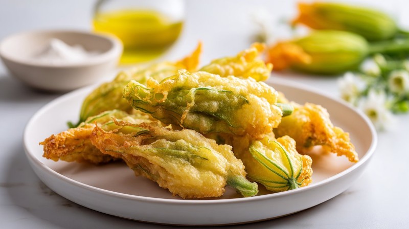 Fiore Di Zucca Pastellato