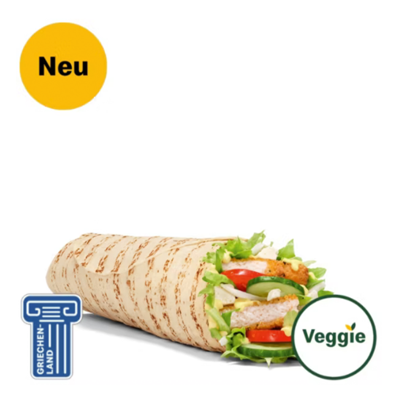 Mcwrap® Veggie Greek-Style