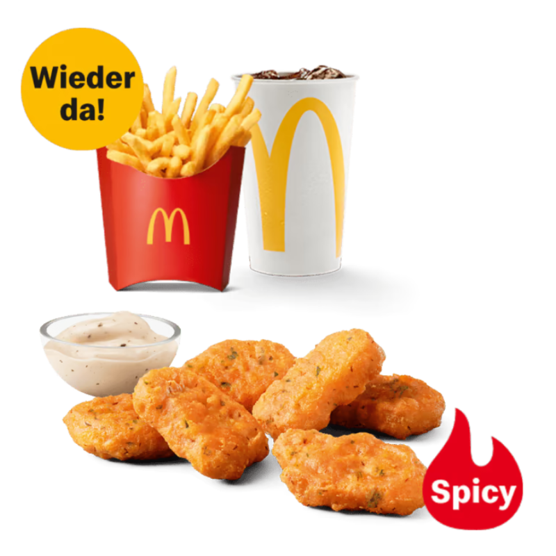 Mcmenu 6 Spicy Nuggets