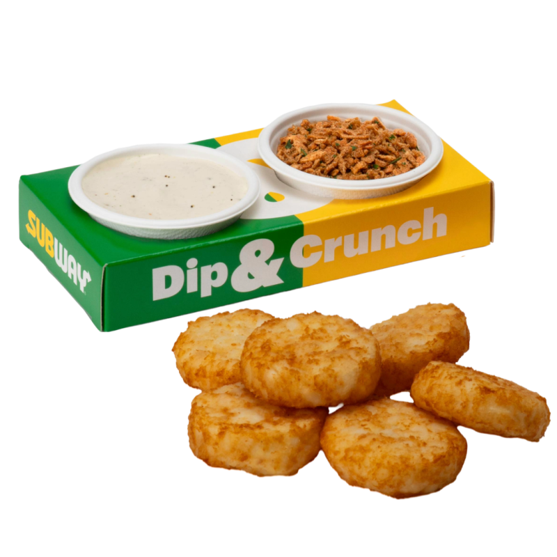 Dip & Crunch + 6 Röstis