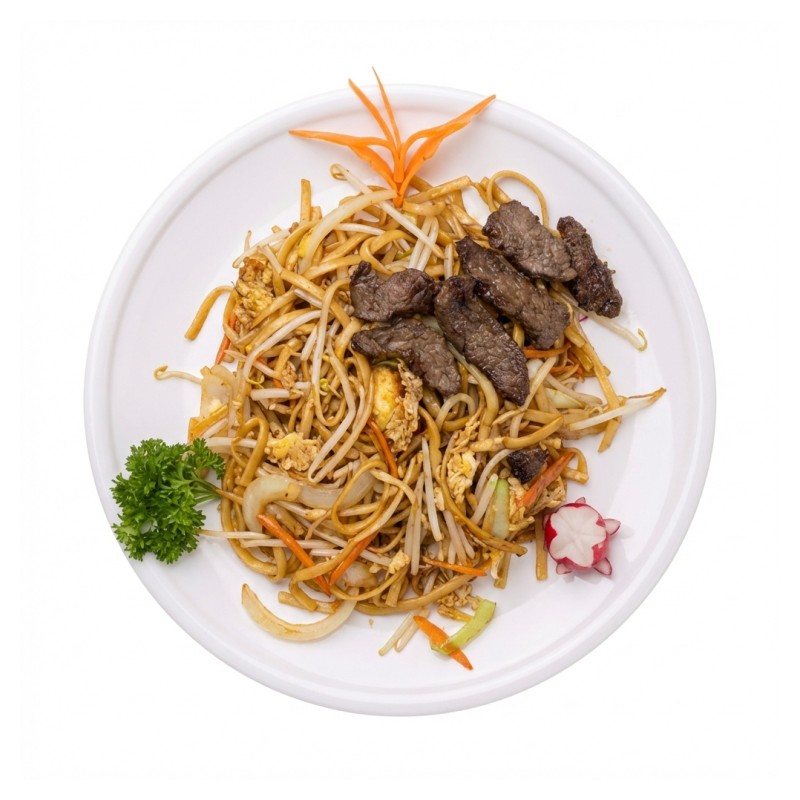 Nouilles Sautées Au Boeuf