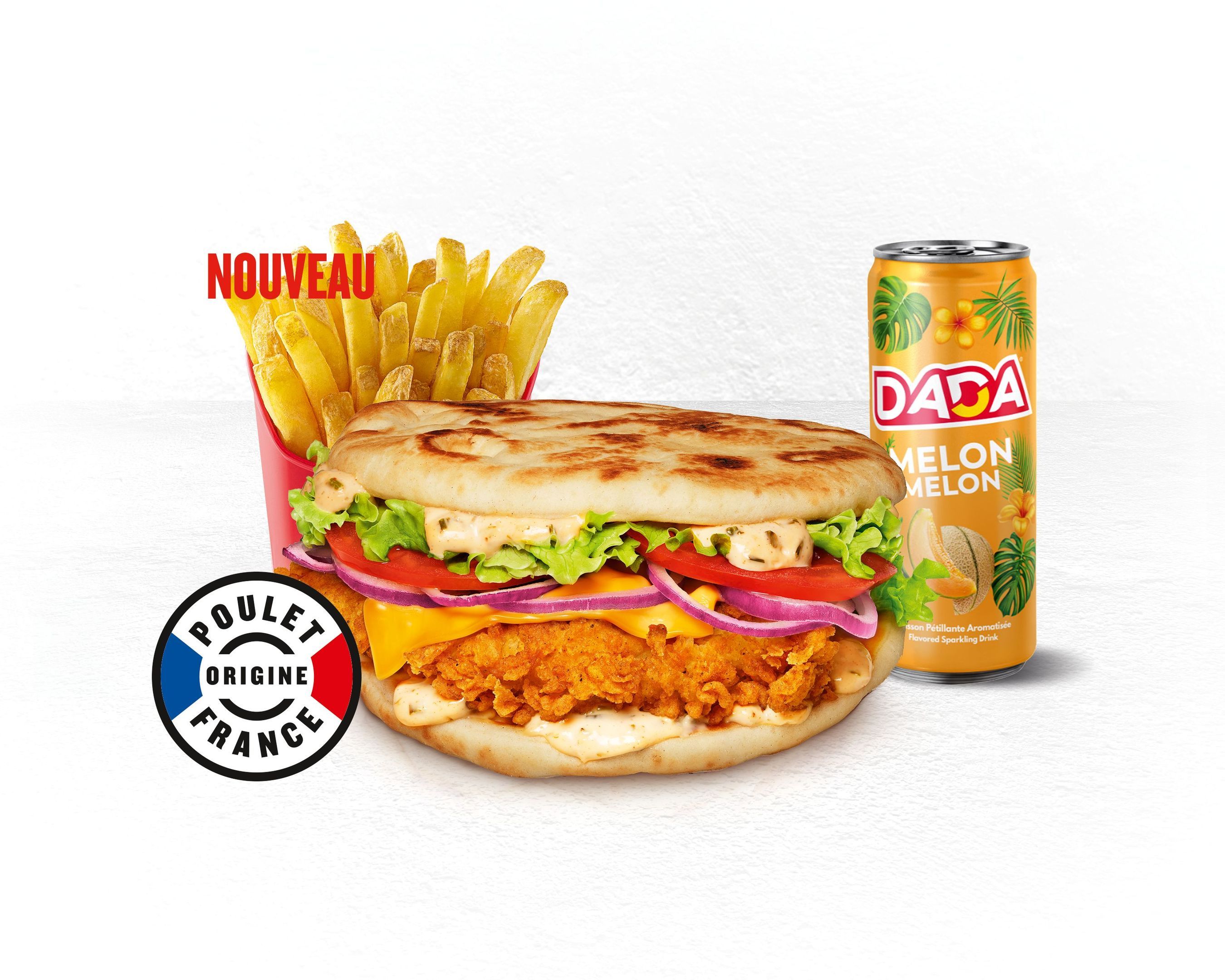 Menu Crispy Naan Creamy & Cheese