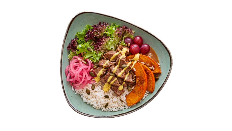 Pumpkin Spice Bowl Mit Beef