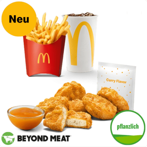 Mcmenu 6Er Shaker Mcplant Nuggets Curry Flavor