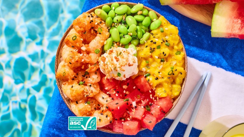 Red & Mango Poké Crevettes