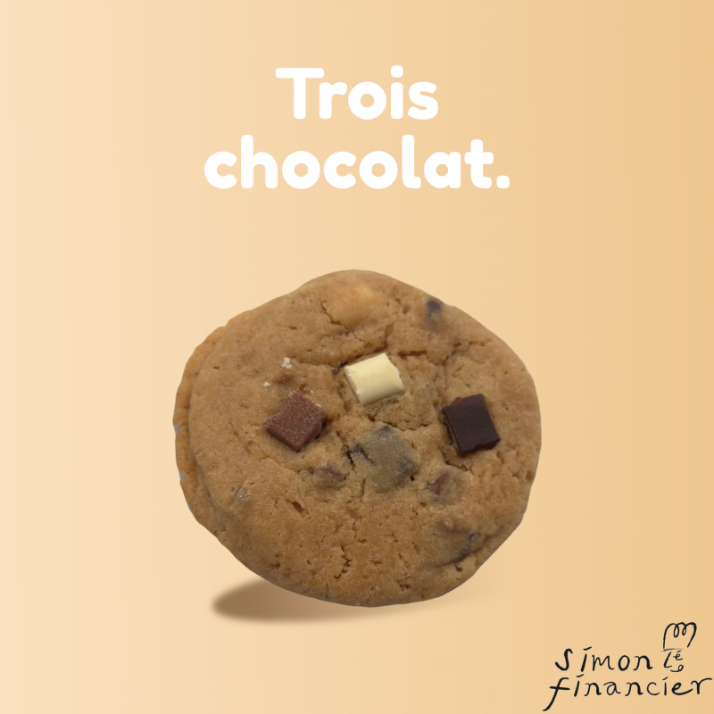 Cookie Aux Trois Chocolats