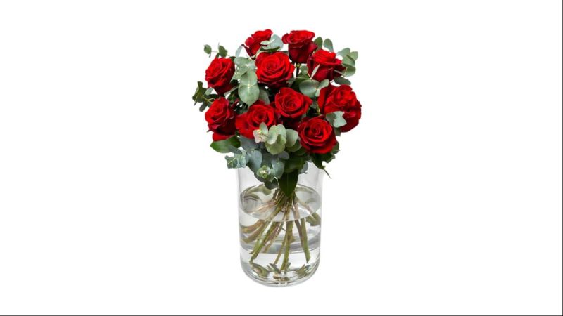Red Roses Bouquet 9 Pieces