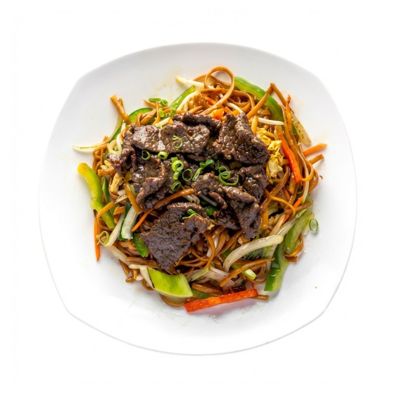 Nouilles Sautées Au Boeuf